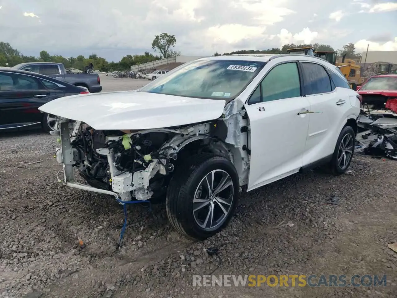 1 Photograph of a damaged car 2T2BAMCA0PC035344 LEXUS RX350 2023