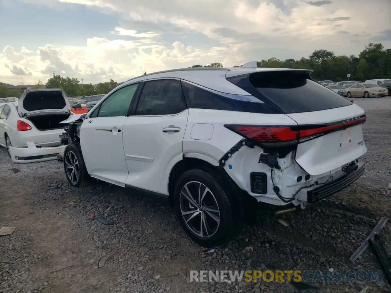 2 Photograph of a damaged car 2T2BAMCA0PC035344 LEXUS RX350 2023