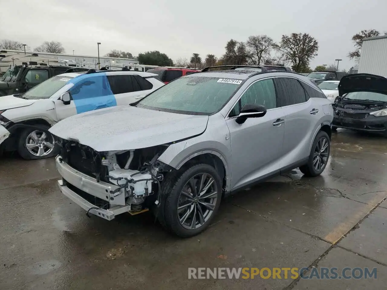 1 Photograph of a damaged car 2T2BAMCA1PC027754 LEXUS RX350 2023