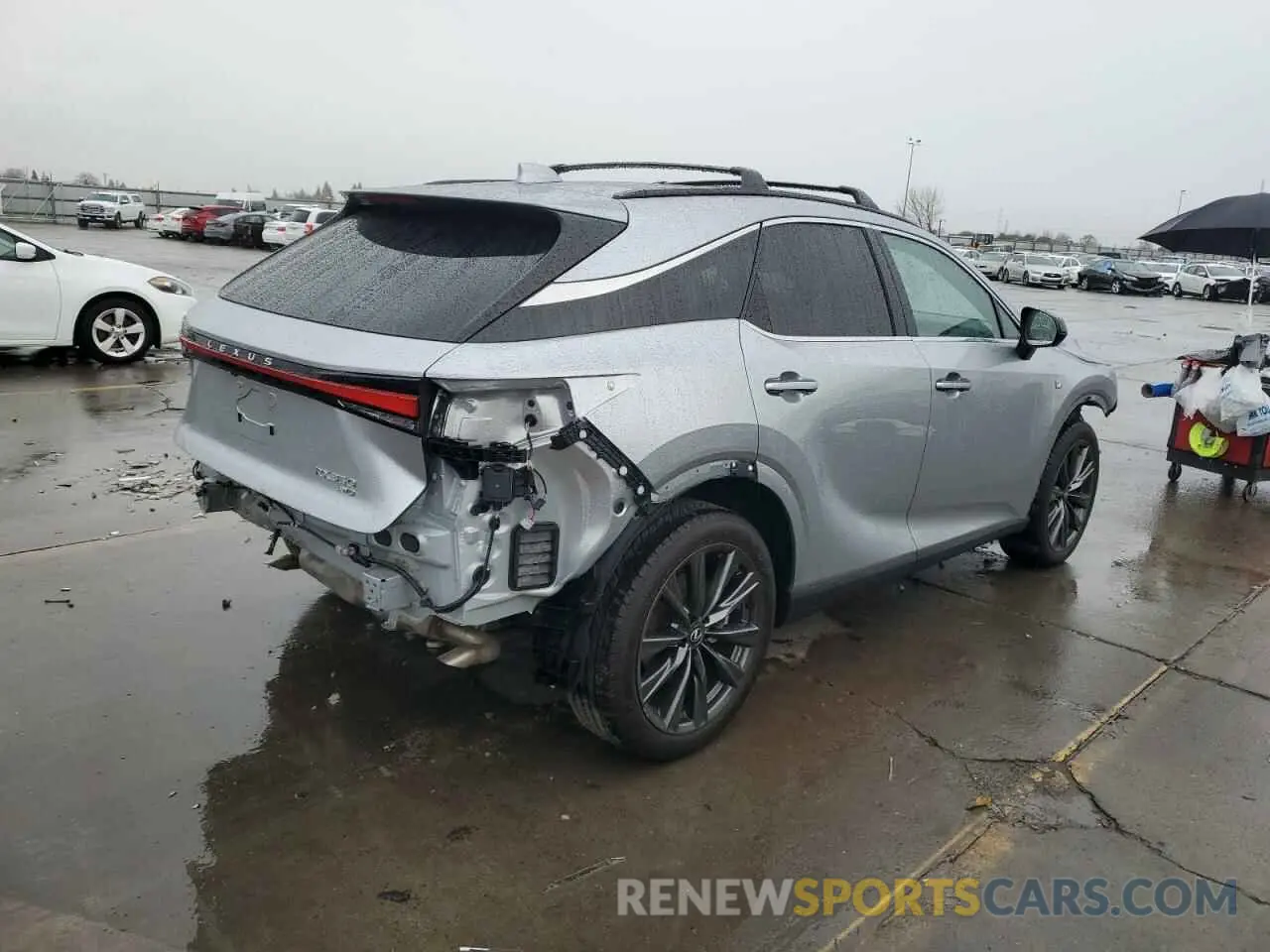 3 Photograph of a damaged car 2T2BAMCA1PC027754 LEXUS RX350 2023