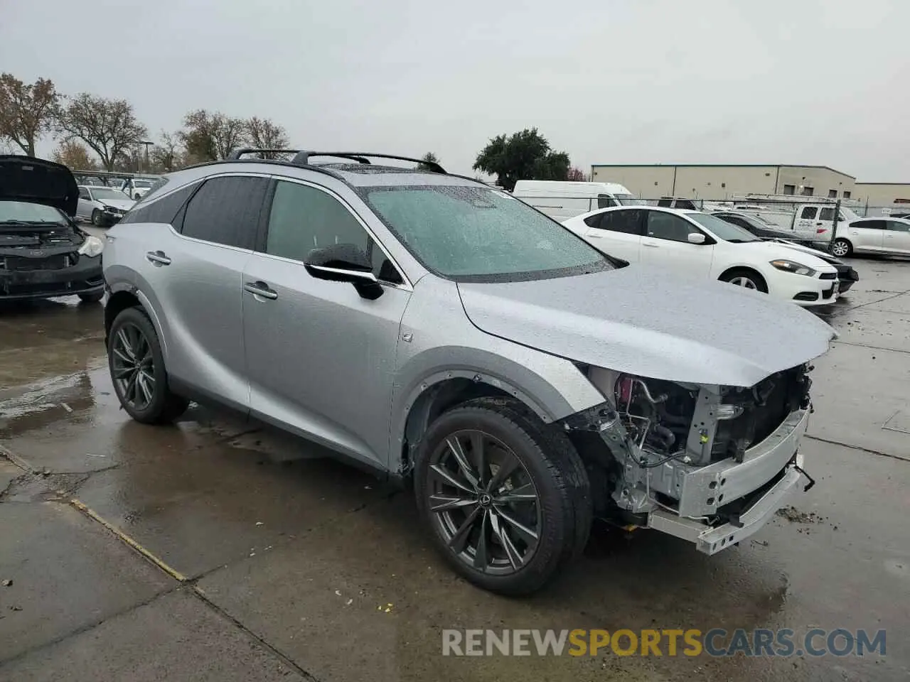 4 Photograph of a damaged car 2T2BAMCA1PC027754 LEXUS RX350 2023