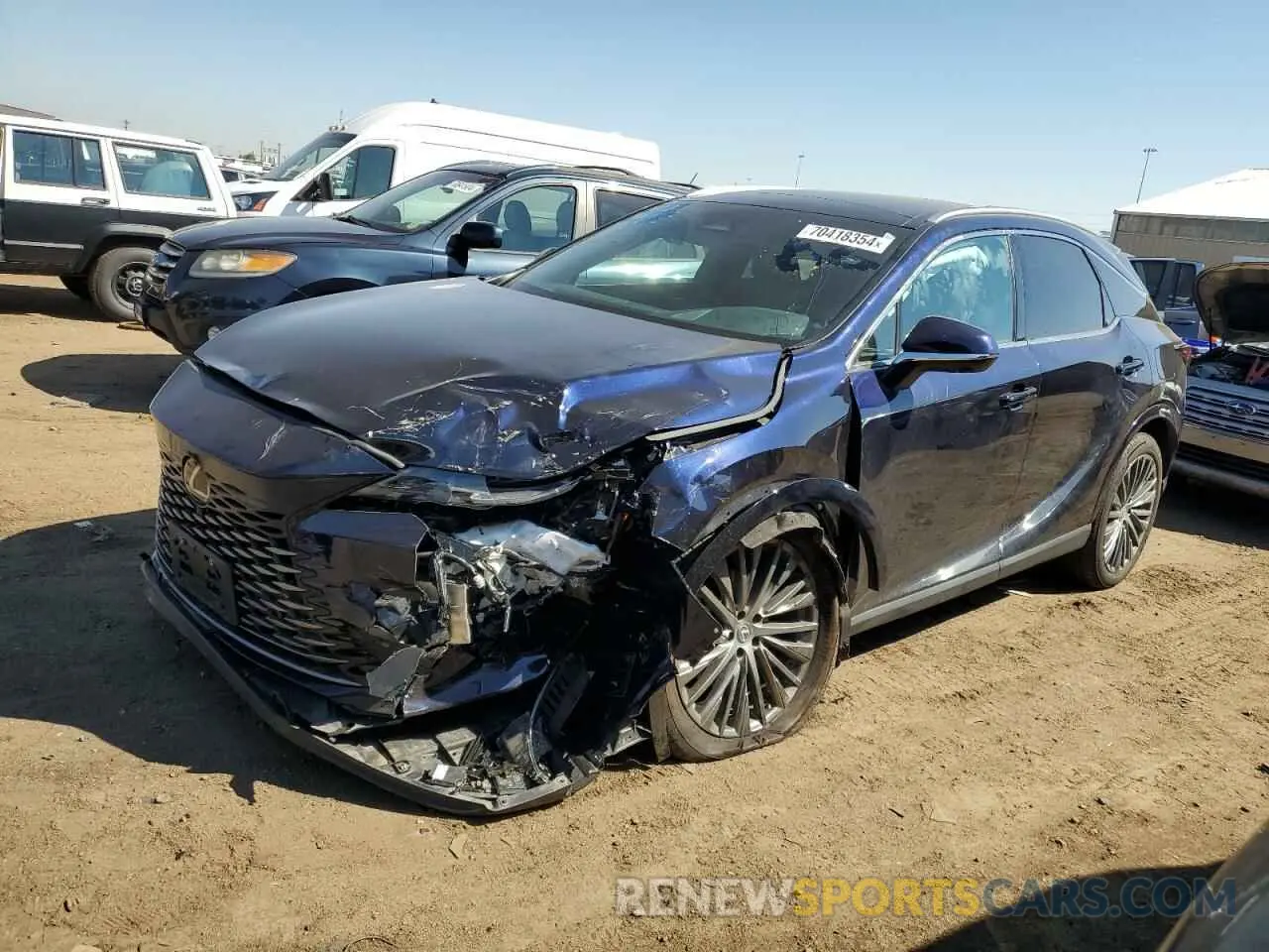 1 Photograph of a damaged car 2T2BAMCA3PC022054 LEXUS RX350 2023