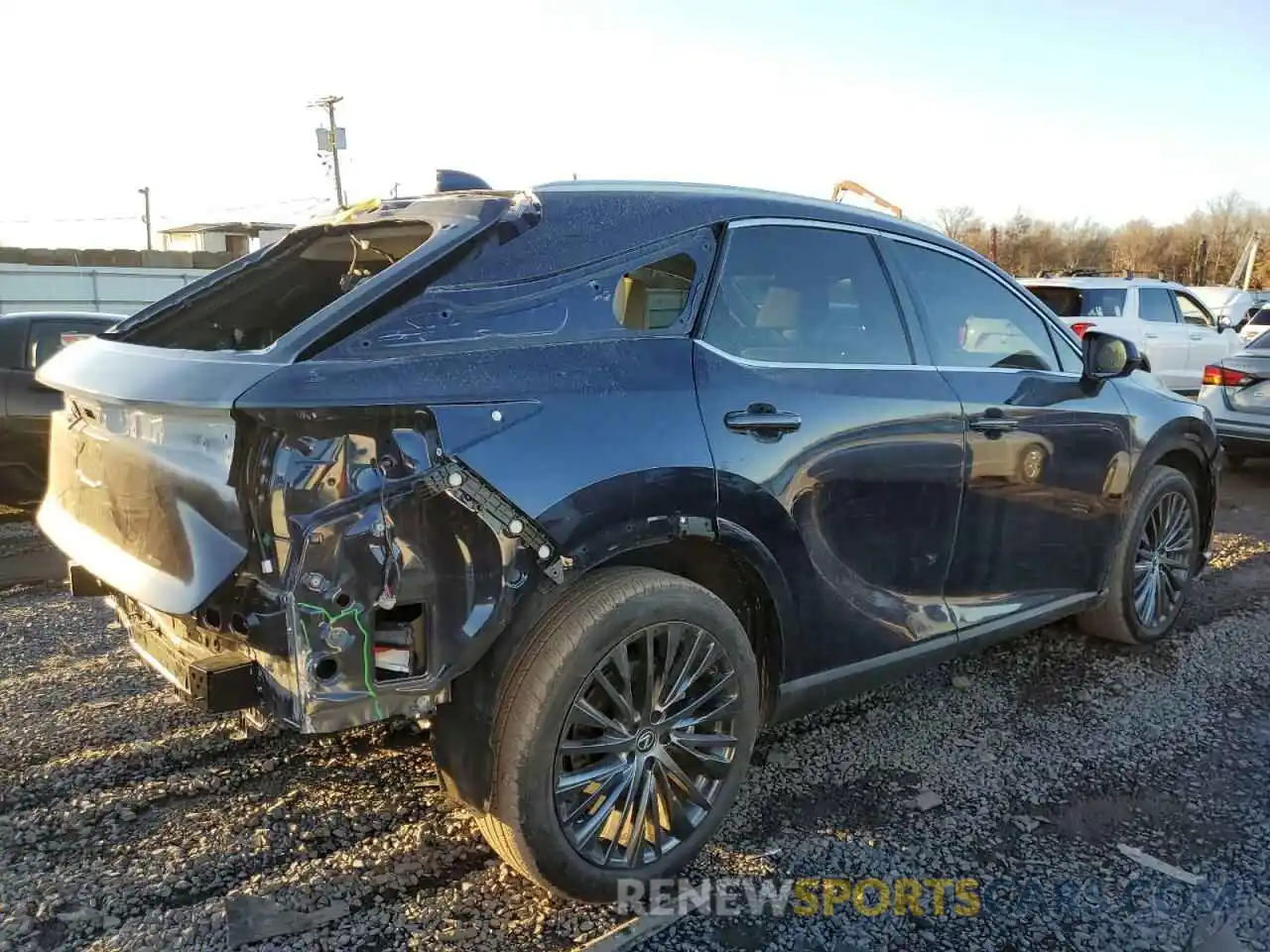 3 Photograph of a damaged car 2T2BAMCA4PC027618 LEXUS RX350 2023