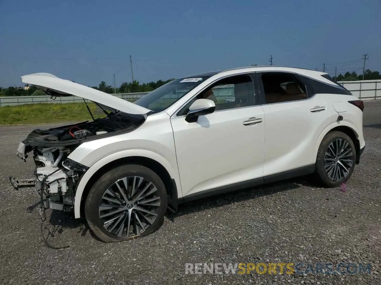 1 Photograph of a damaged car 2T2BAMCA6PC001201 LEXUS RX350 2023