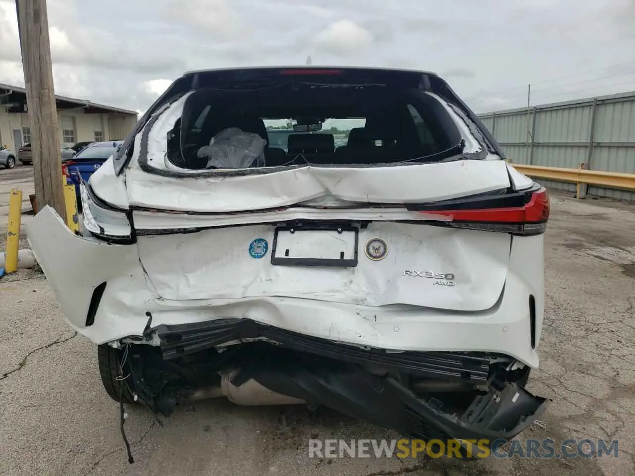 6 Photograph of a damaged car 2T2BAMCA6PC032917 LEXUS RX350 2023
