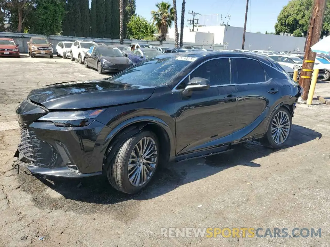 1 Photograph of a damaged car 2T2BAMCA8PC008263 LEXUS RX350 2023