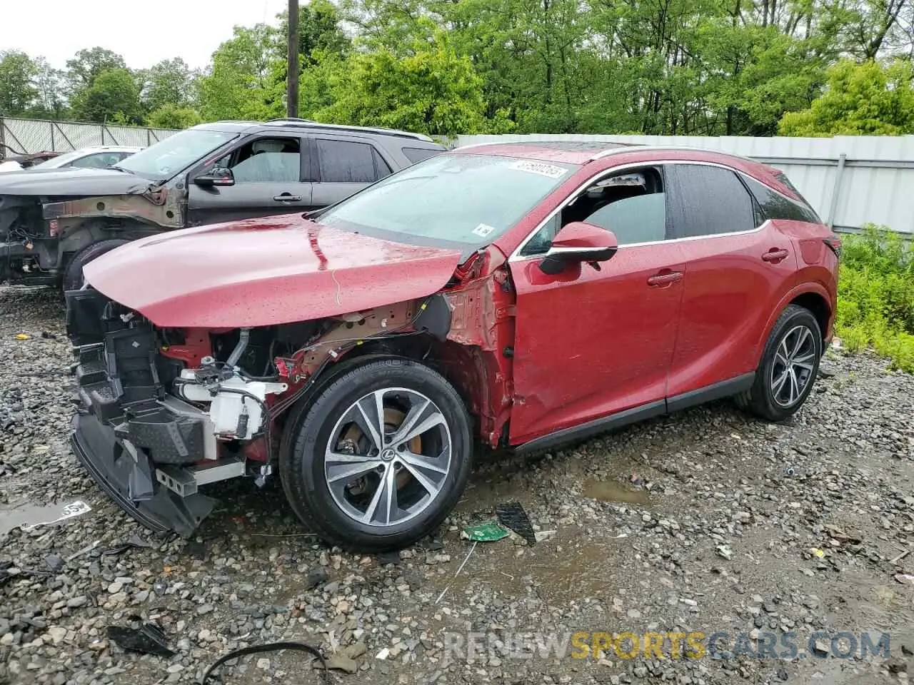 1 Photograph of a damaged car 2T2BAMCA9PC013732 LEXUS RX350 2023