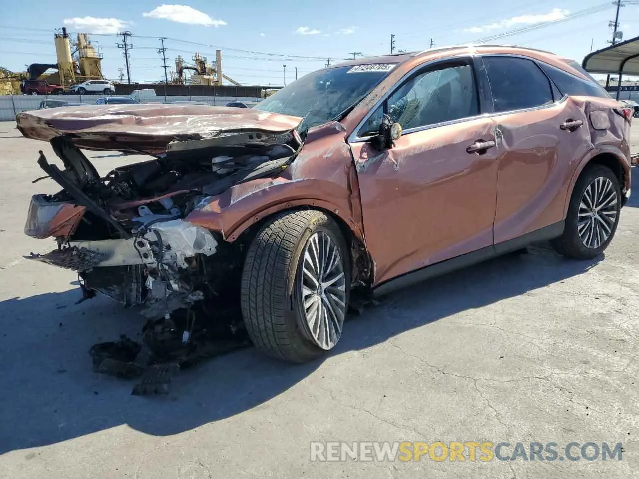 1 Photograph of a damaged car 2T2BAMCAXPC038185 LEXUS RX350 2023