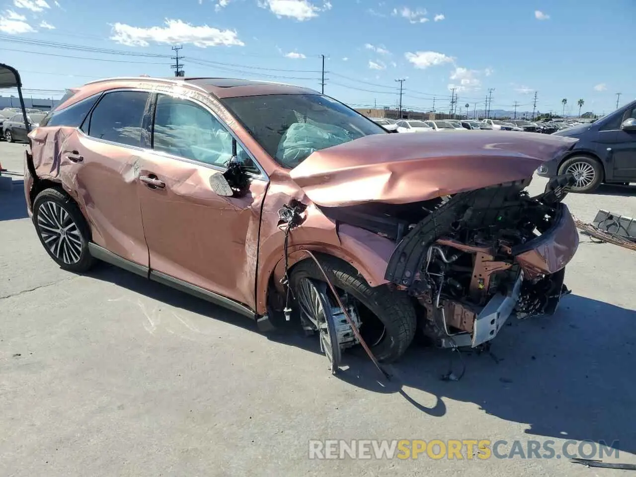 4 Photograph of a damaged car 2T2BAMCAXPC038185 LEXUS RX350 2023