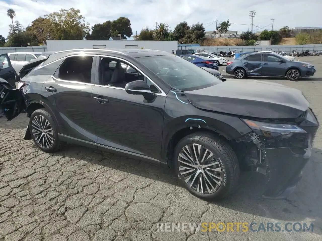 4 Photograph of a damaged car 2T2BAMBA0RC029421 LEXUS RX350 2024