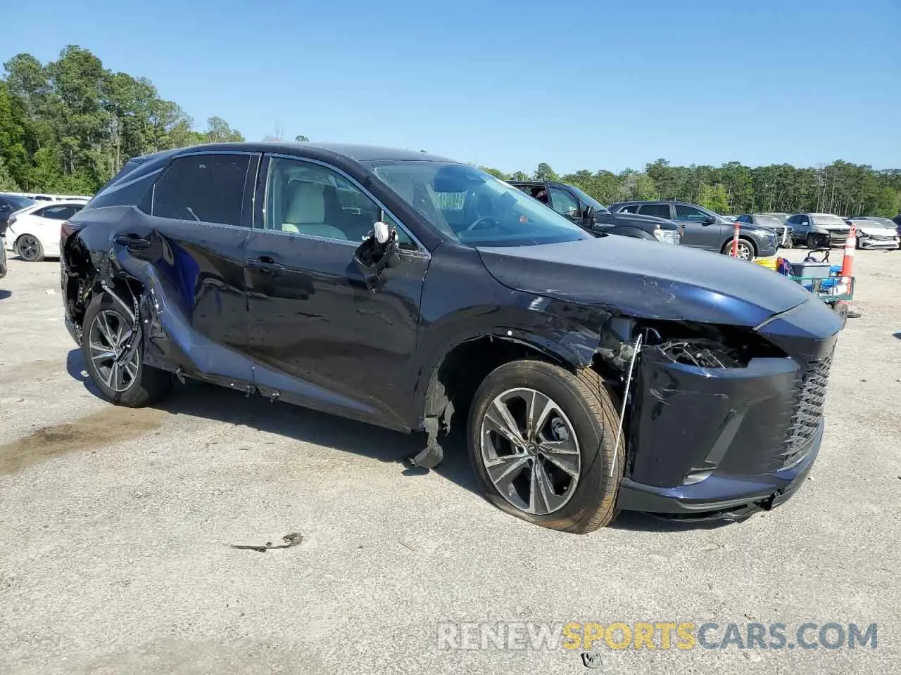 4 Photograph of a damaged car 2T2BAMBA2RC052098 LEXUS RX350 2024