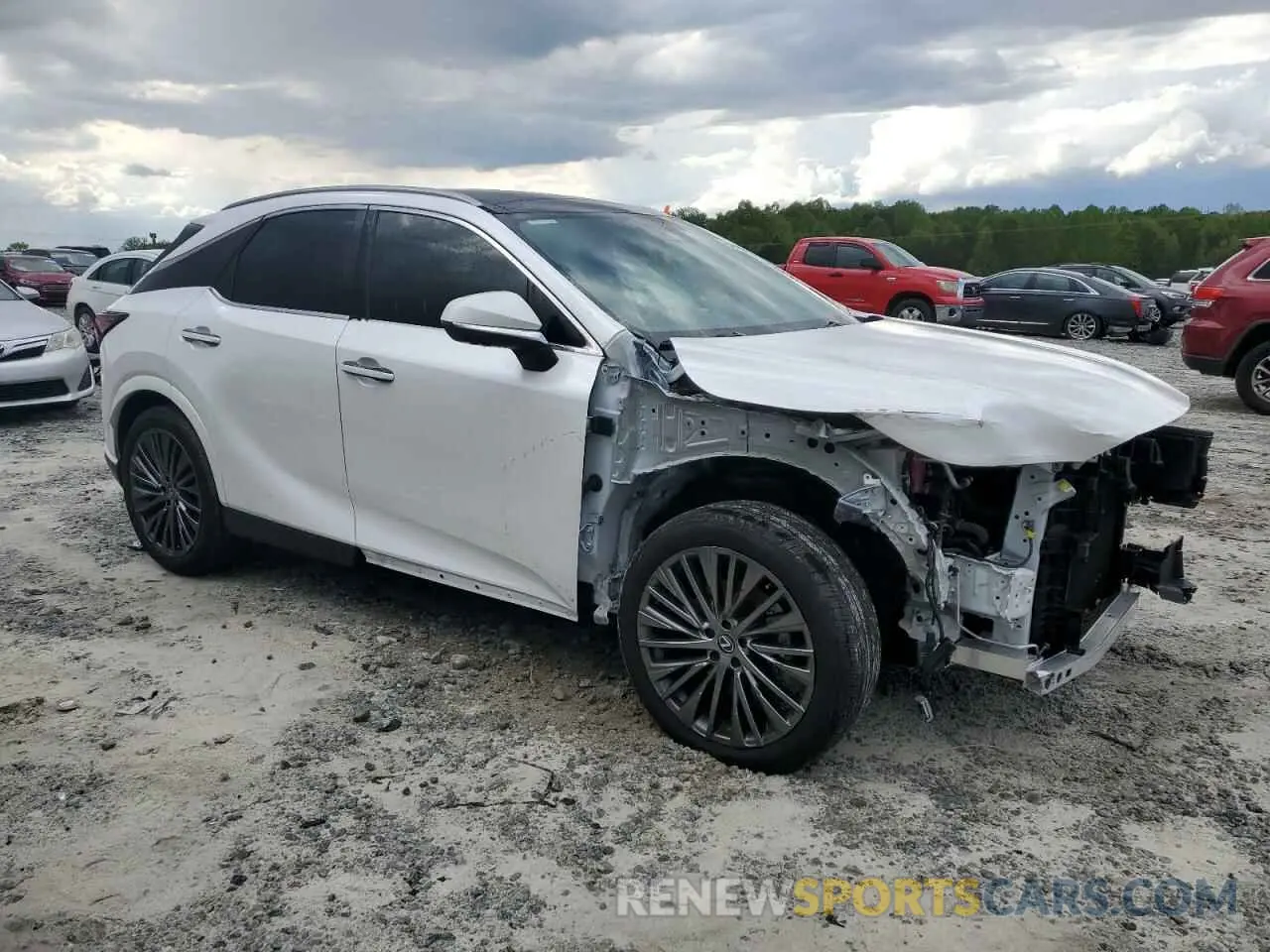 4 Photograph of a damaged car 2T2BAMBAXRC039079 LEXUS RX350 2024