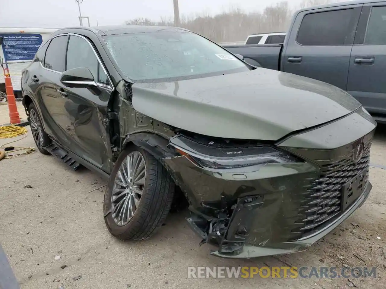 4 Photograph of a damaged car 2T2BAMCA0RC043320 LEXUS RX350 2024