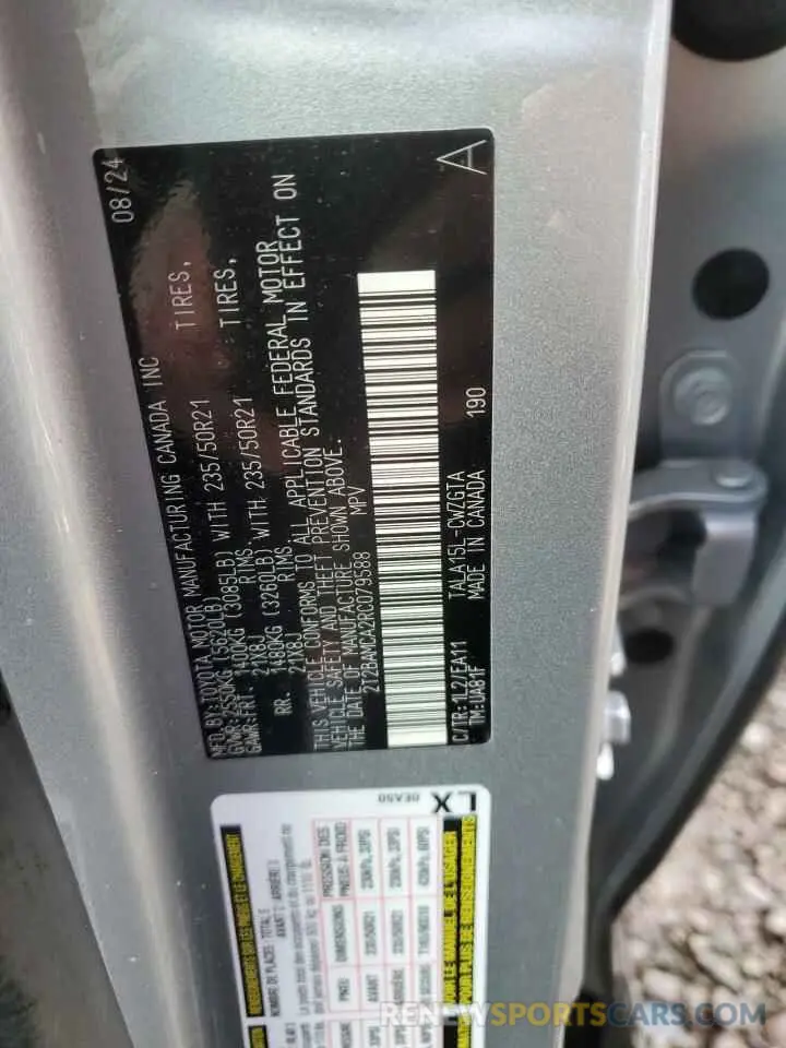 13 Photograph of a damaged car 2T2BAMCA2RC079588 LEXUS RX350 2024