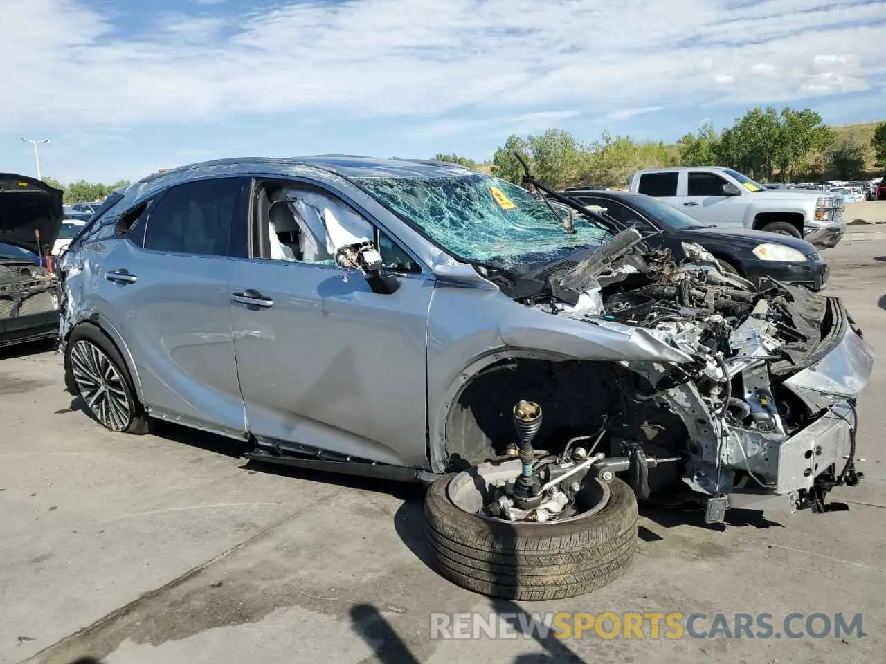 4 Photograph of a damaged car 2T2BAMCA3RC061553 LEXUS RX350 2024