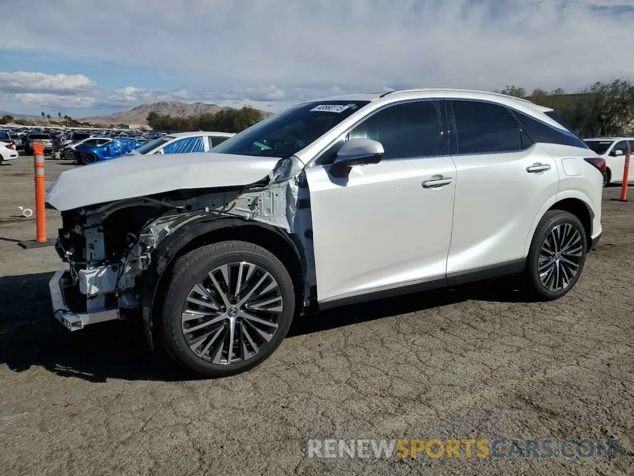 1 Photograph of a damaged car 2T2BAMCA8RC074203 LEXUS RX350 2024