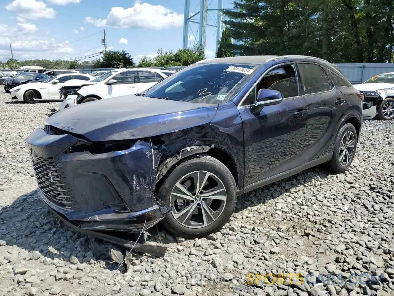 1 Photograph of a damaged car 2T2BAMCA9RC070645 LEXUS RX350 2024