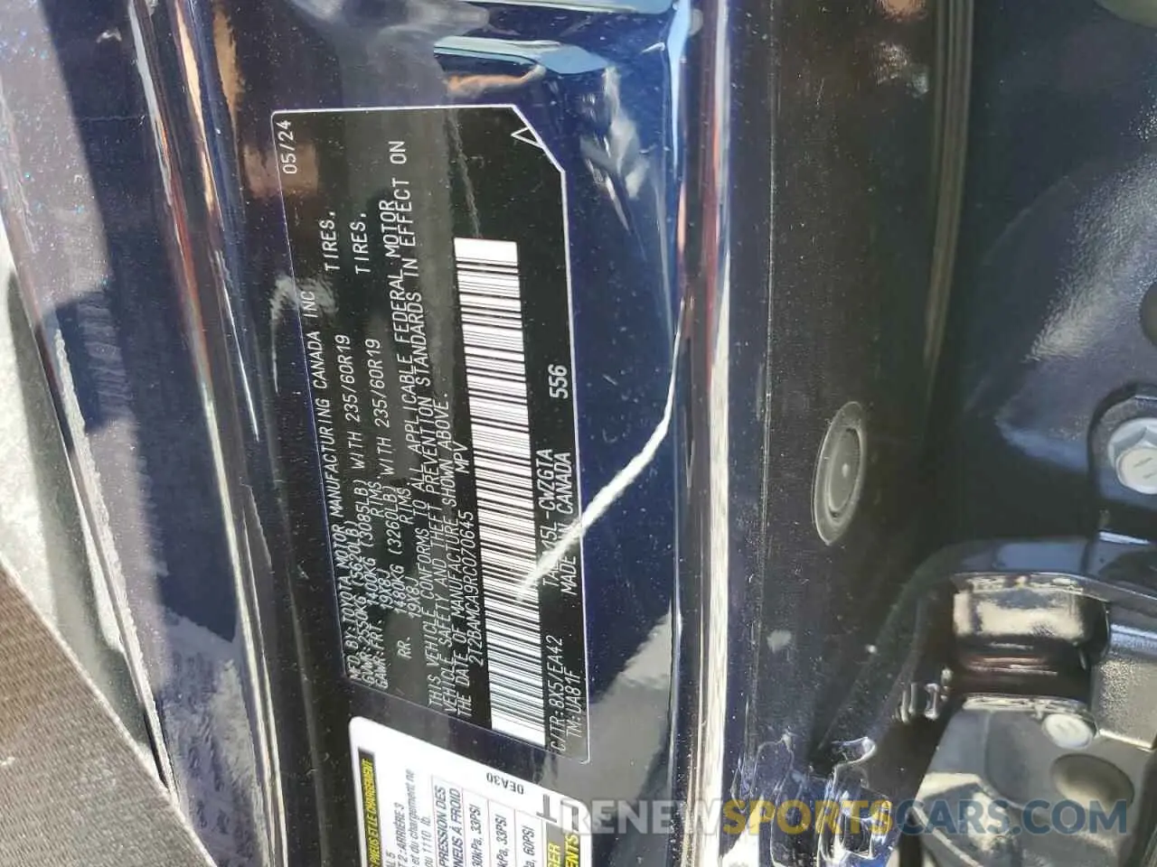 13 Photograph of a damaged car 2T2BAMCA9RC070645 LEXUS RX350 2024