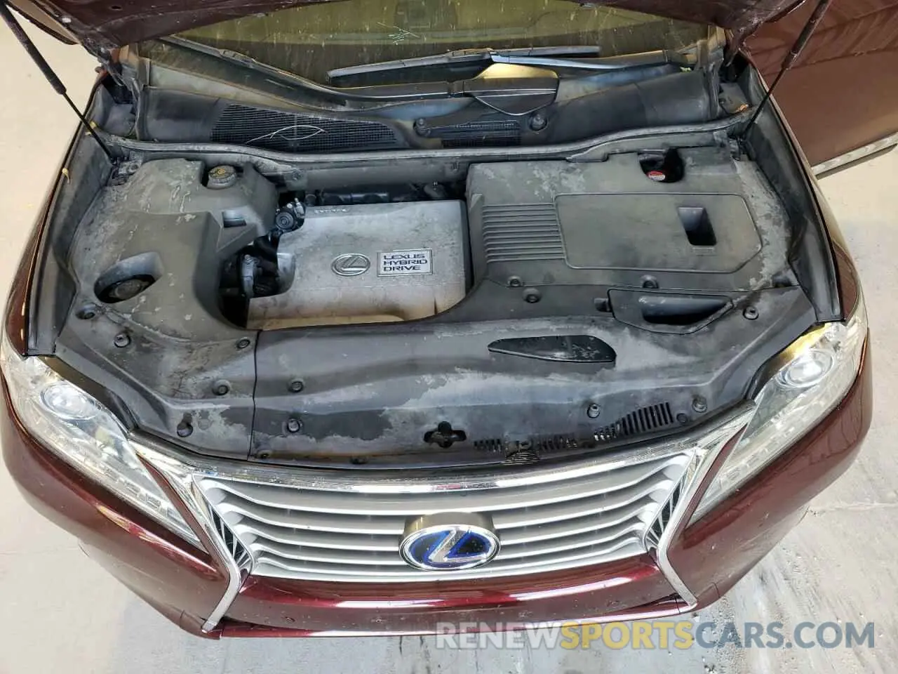 12 Photograph of a damaged car 2T2BC1BA8FC004965 LEXUS RX450 2015