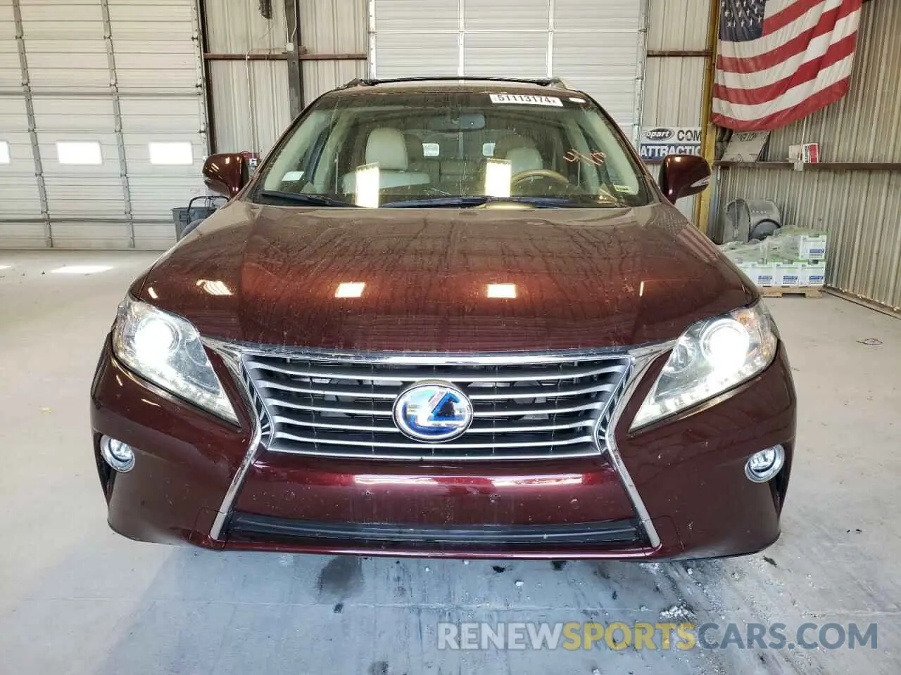 5 Photograph of a damaged car 2T2BC1BA8FC004965 LEXUS RX450 2015