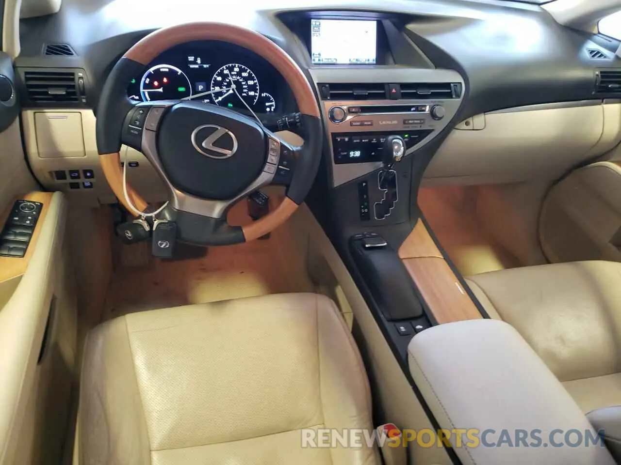 8 Photograph of a damaged car 2T2BC1BA8FC004965 LEXUS RX450 2015