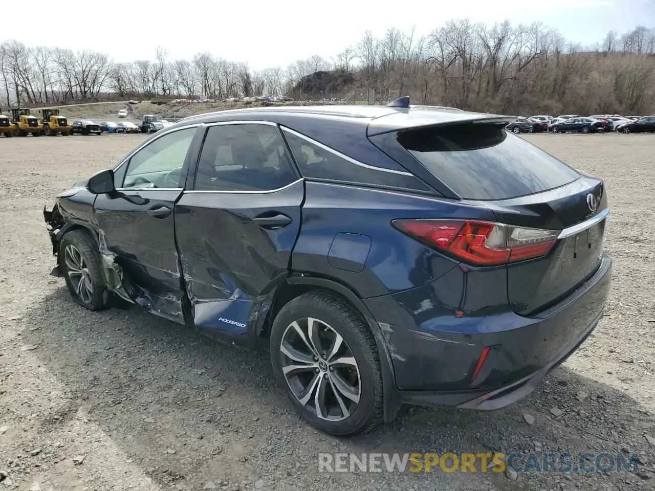 2 Photograph of a damaged car 2T2BGMCA0KC032659 LEXUS RX450 2019