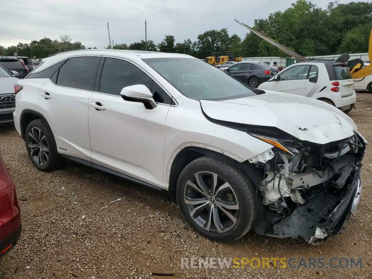 4 Photograph of a damaged car 2T2BGMCA0KC035352 LEXUS RX450 2019