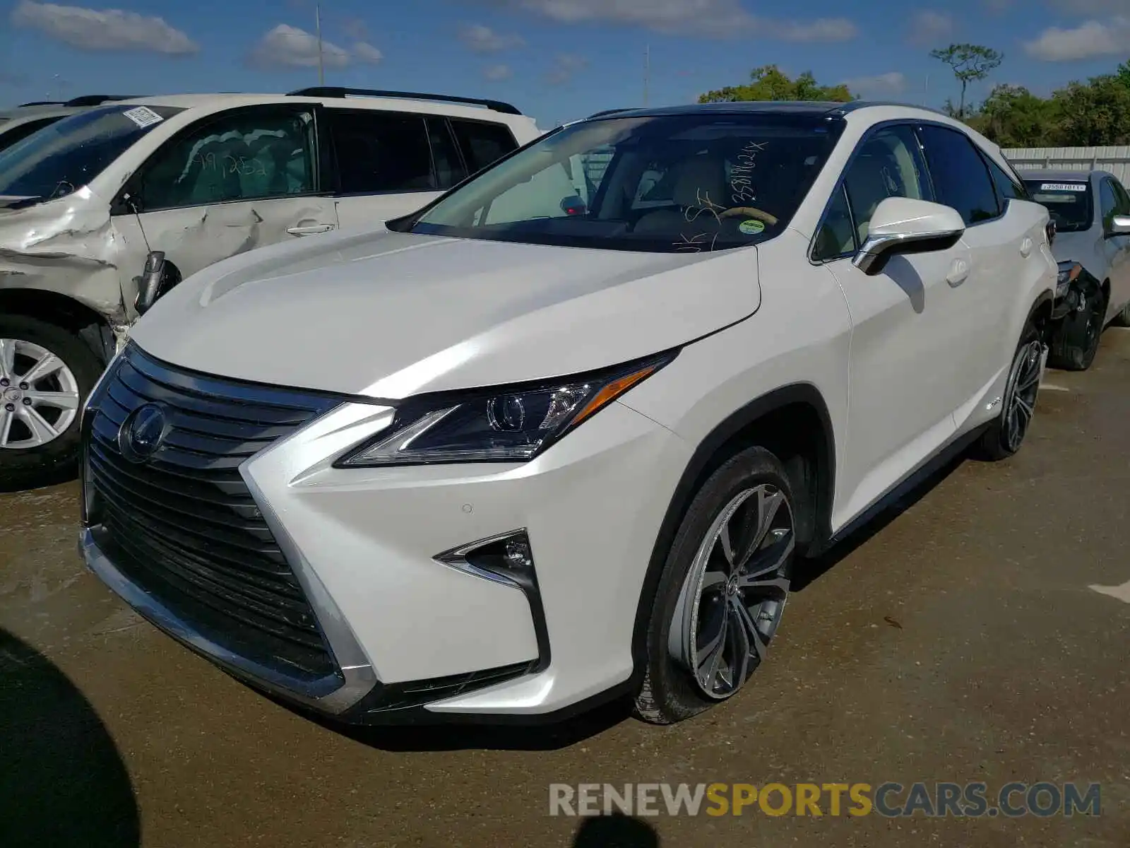 2 Photograph of a damaged car 2T2BGMCA0KC038610 LEXUS RX450 2019