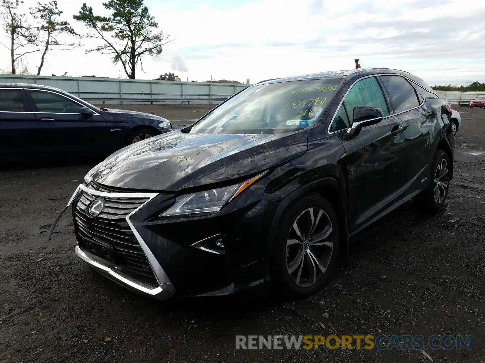 2 Photograph of a damaged car 2T2BGMCA0KC039787 LEXUS RX450 2019