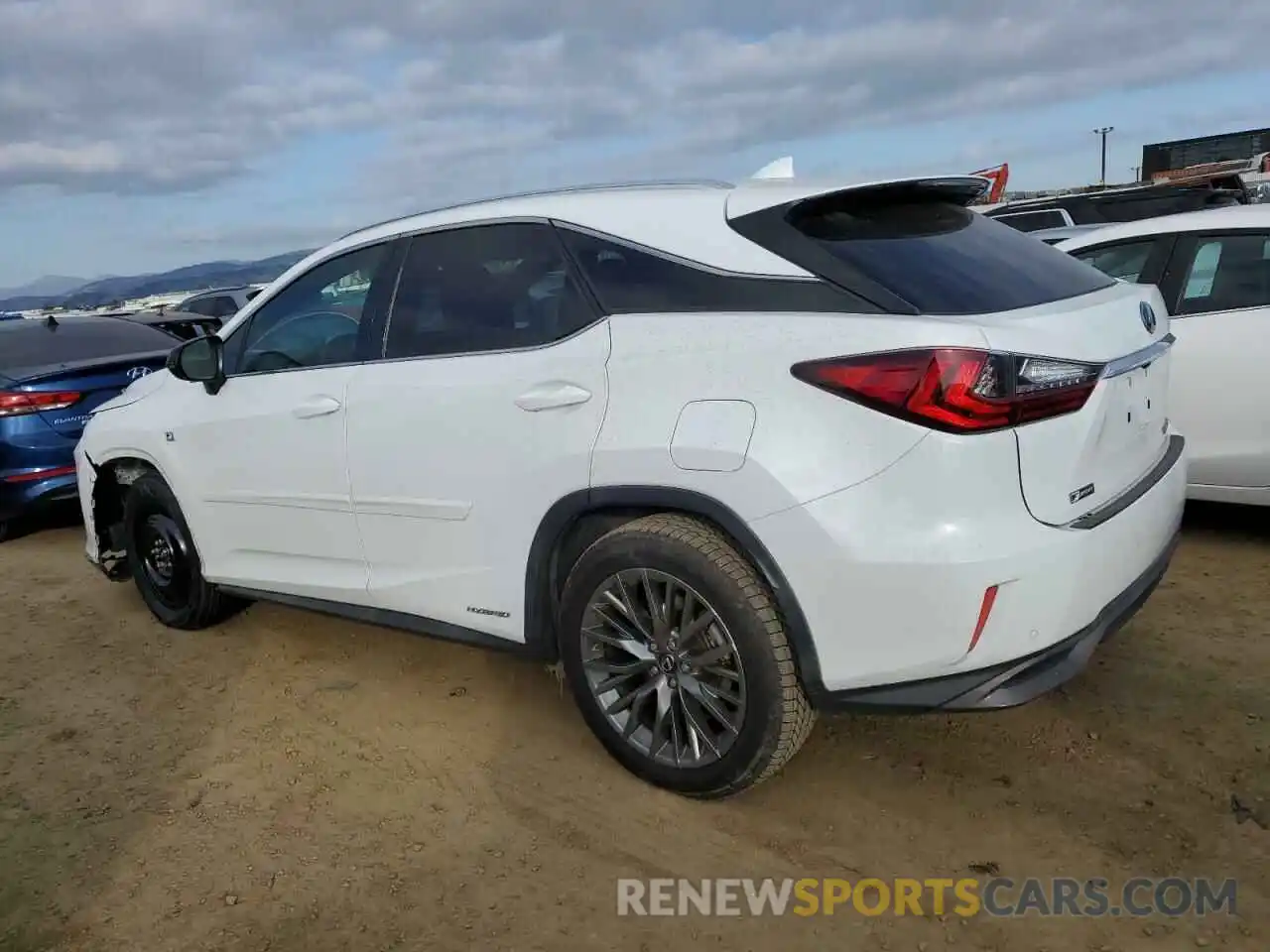 2 Photograph of a damaged car 2T2BGMCA1KC033108 LEXUS RX450 2019