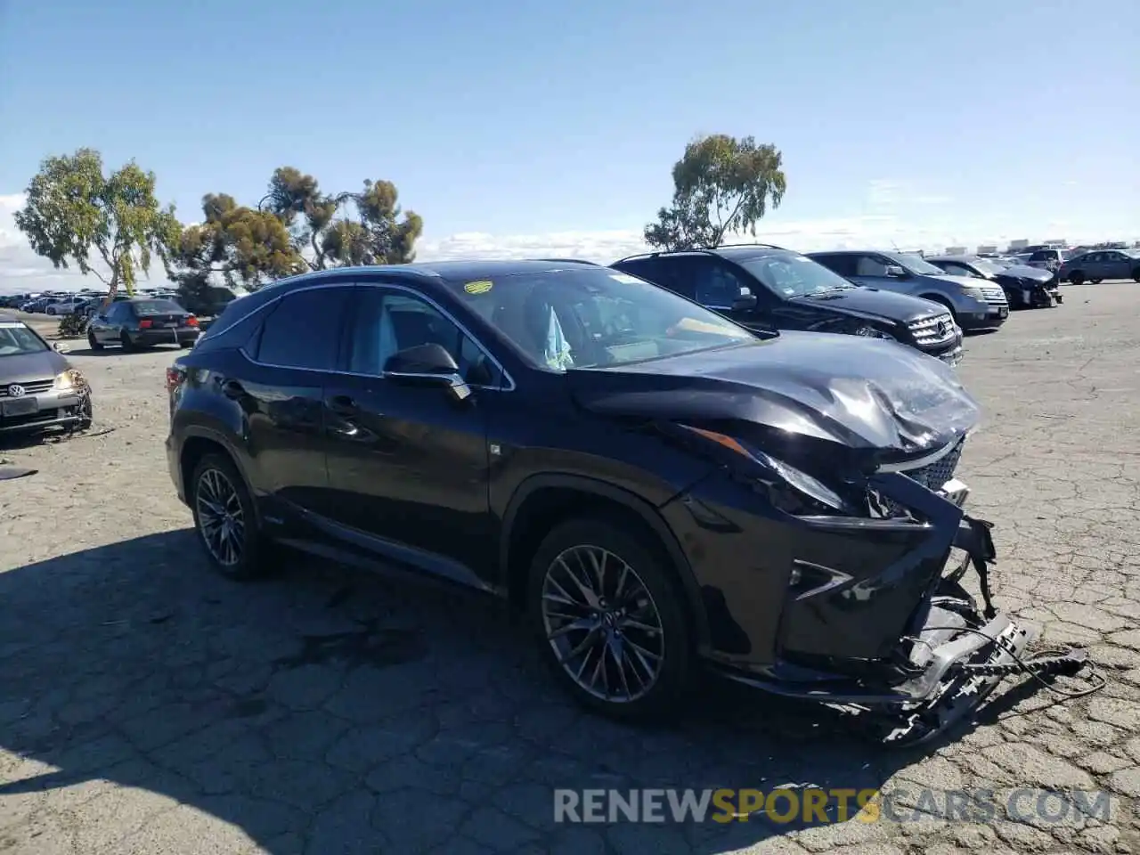 1 Photograph of a damaged car 2T2BGMCA1KC038423 LEXUS RX450 2019