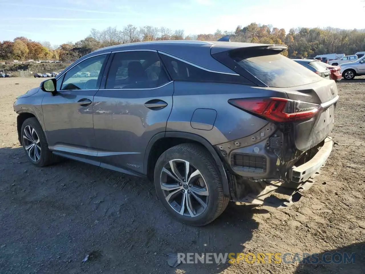 2 Photograph of a damaged car 2T2BGMCA1KC040415 LEXUS RX450 2019