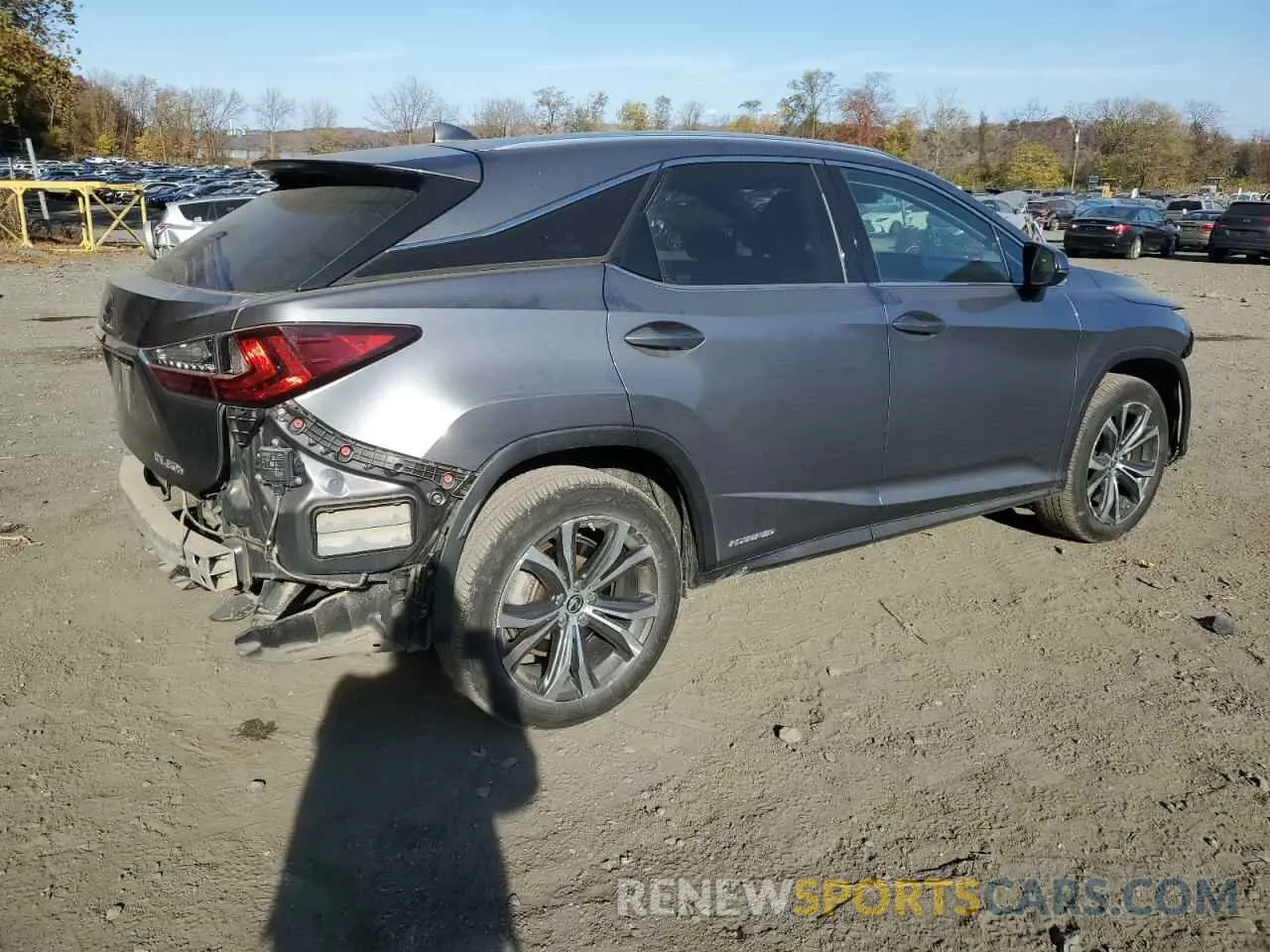 3 Photograph of a damaged car 2T2BGMCA1KC040415 LEXUS RX450 2019