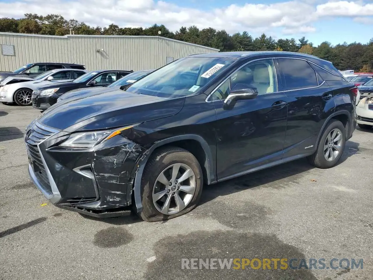 1 Photograph of a damaged car 2T2BGMCA1KC041421 LEXUS RX450 2019