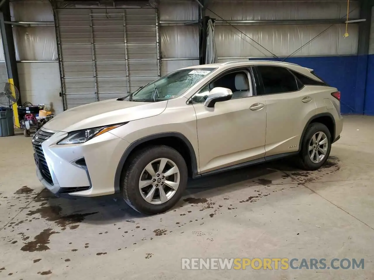 1 Photograph of a damaged car 2T2BGMCA2KC031397 LEXUS RX450 2019