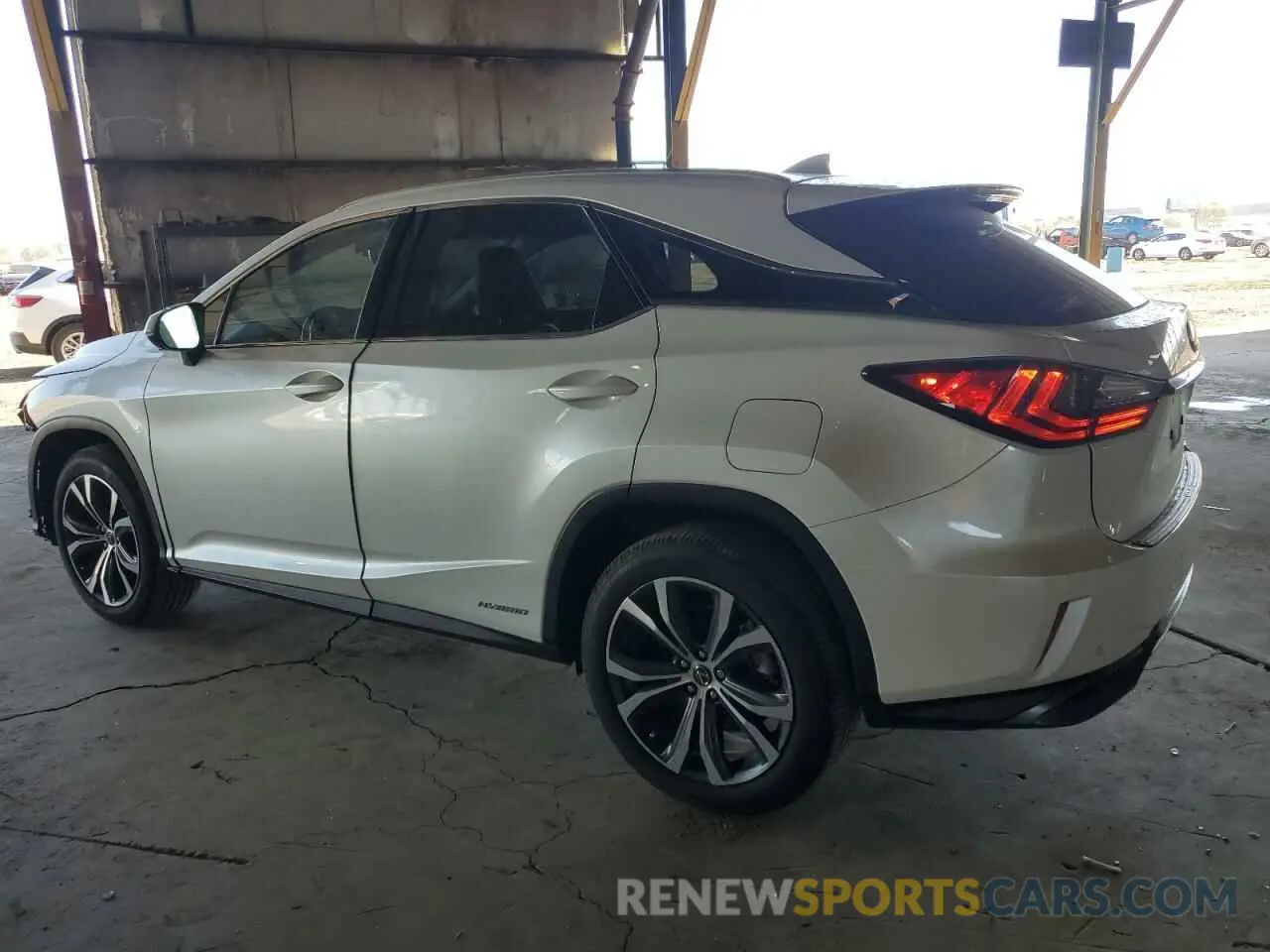 2 Photograph of a damaged car 2T2BGMCA2KC035918 LEXUS RX450 2019