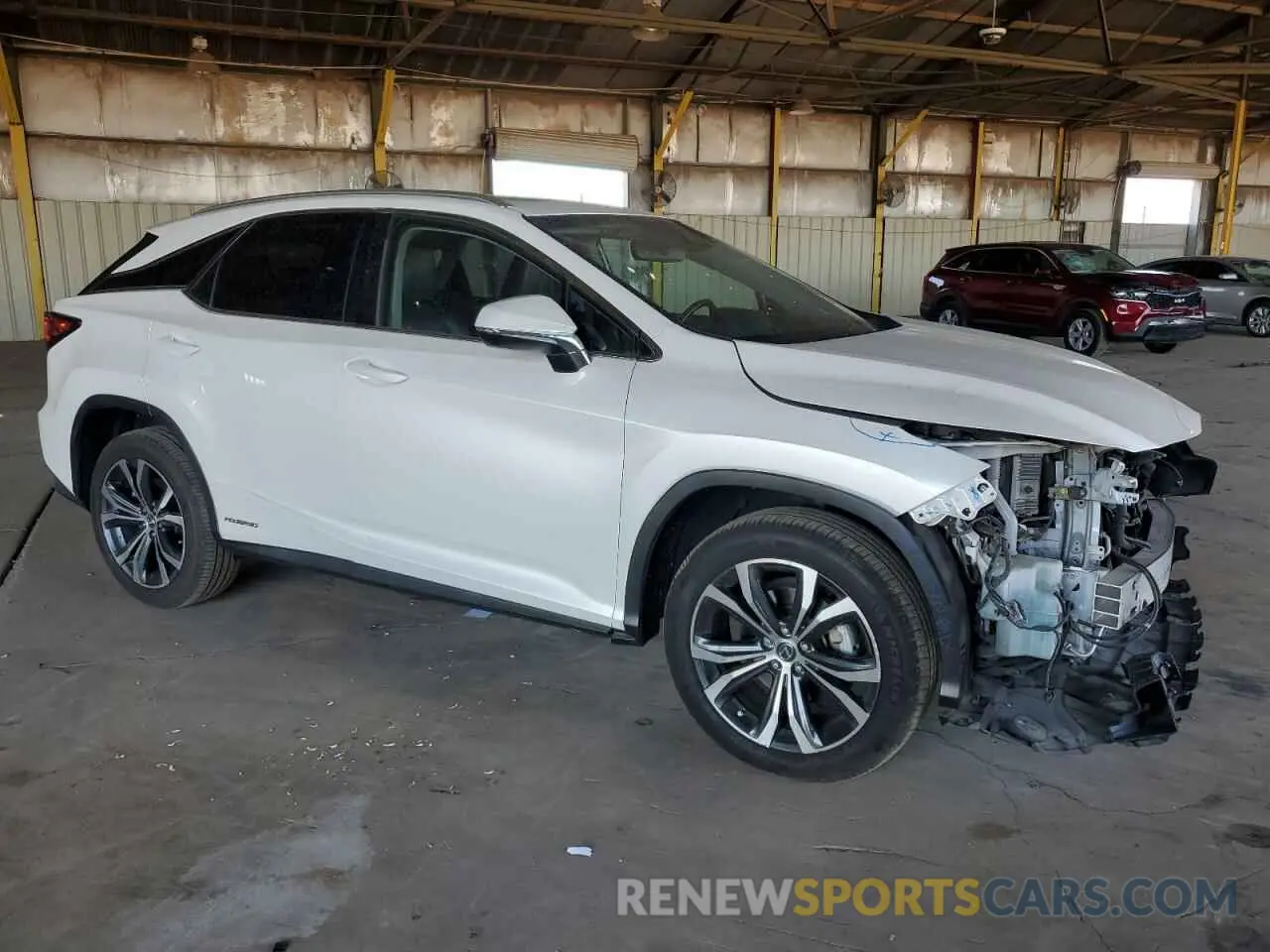 4 Photograph of a damaged car 2T2BGMCA2KC035918 LEXUS RX450 2019