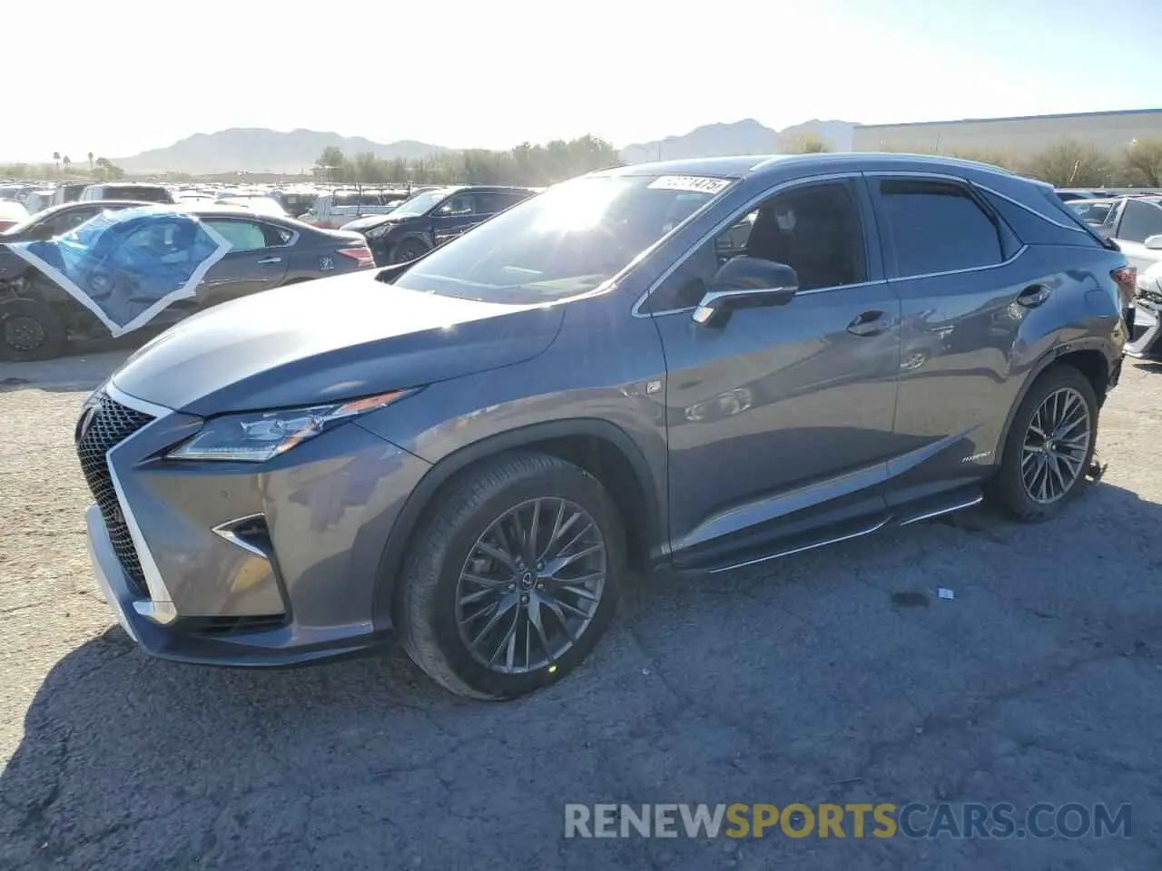 1 Photograph of a damaged car 2T2BGMCA2KC038687 LEXUS RX450 2019