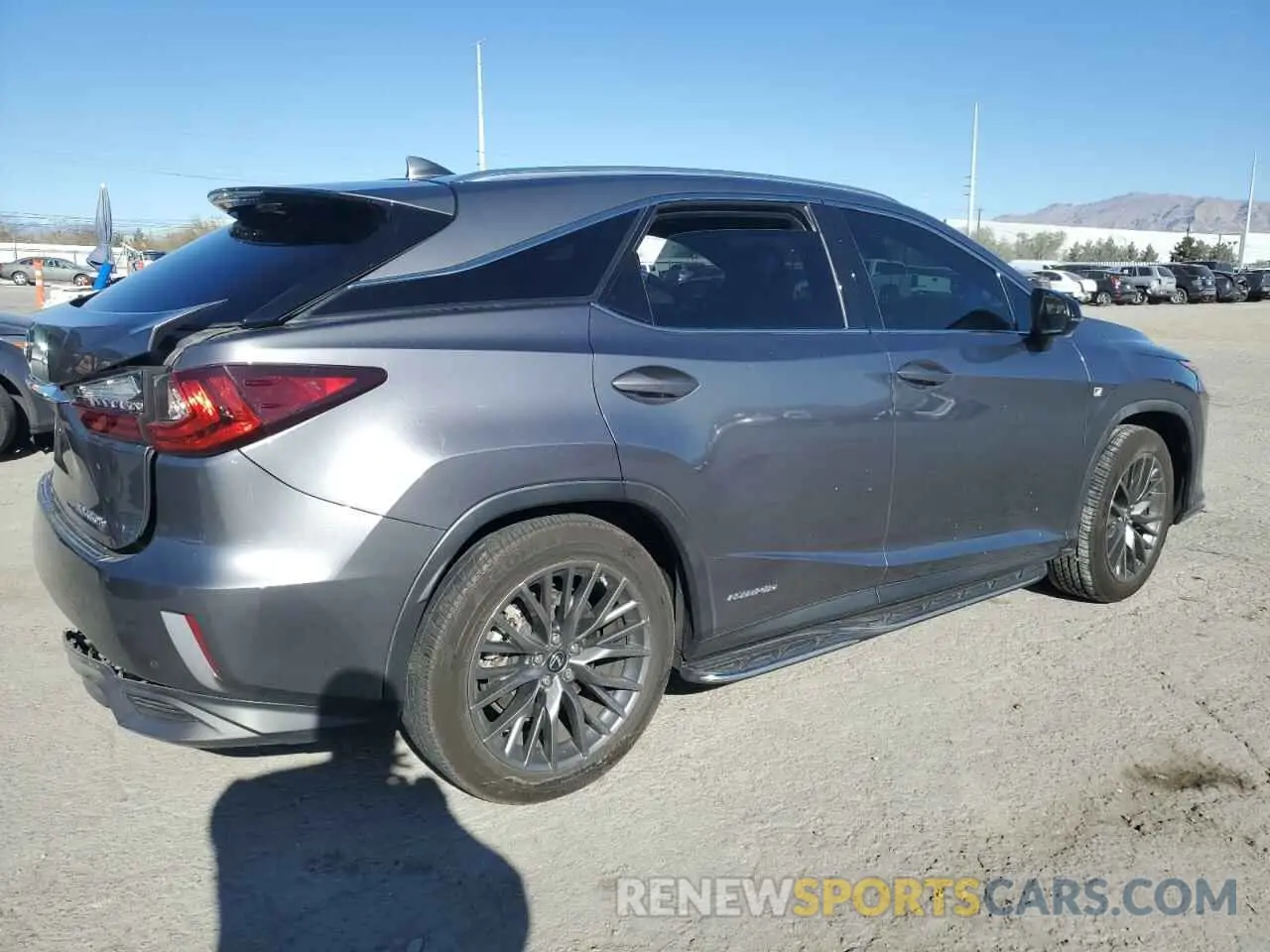 3 Photograph of a damaged car 2T2BGMCA2KC038687 LEXUS RX450 2019