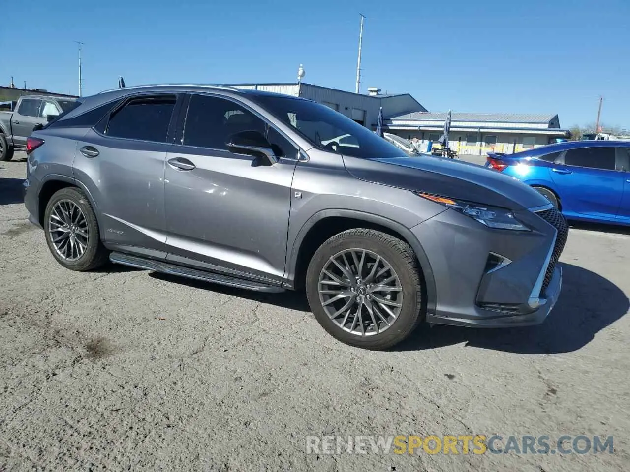 4 Photograph of a damaged car 2T2BGMCA2KC038687 LEXUS RX450 2019
