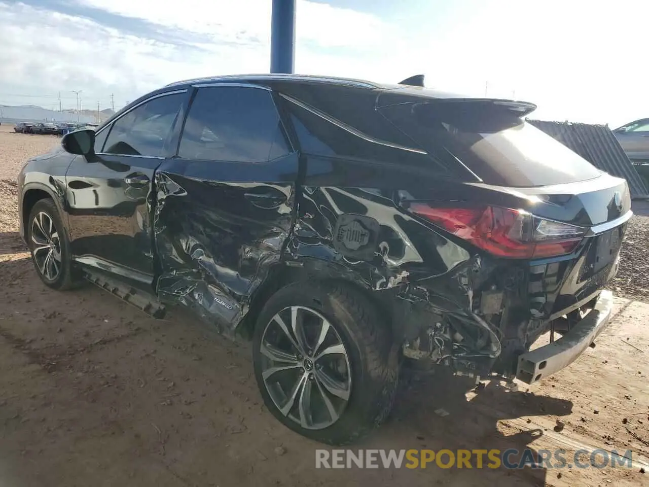 2 Photograph of a damaged car 2T2BGMCA3KC035202 LEXUS RX450 2019