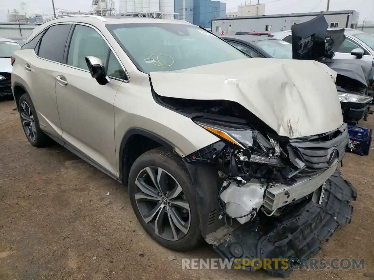 1 Photograph of a damaged car 2T2BGMCA3KC038441 LEXUS RX450 2019