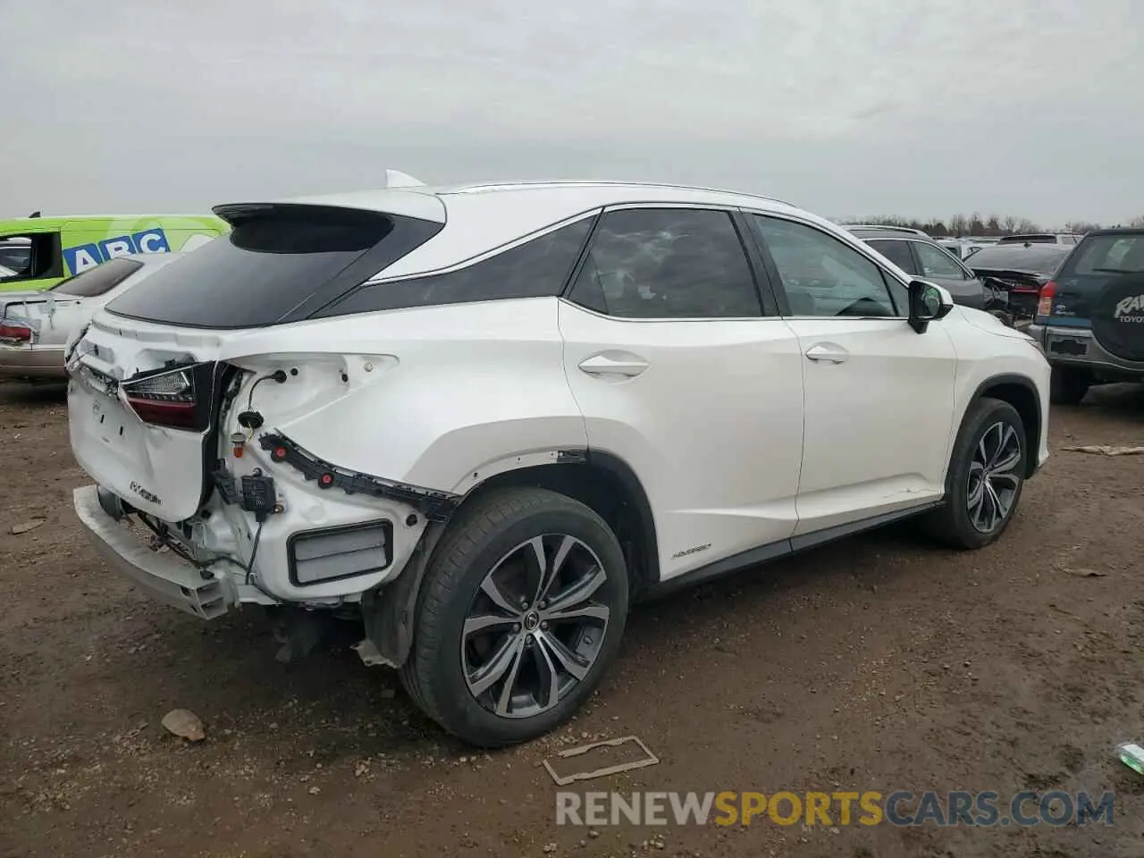 3 Photograph of a damaged car 2T2BGMCA3KC039265 LEXUS RX450 2019