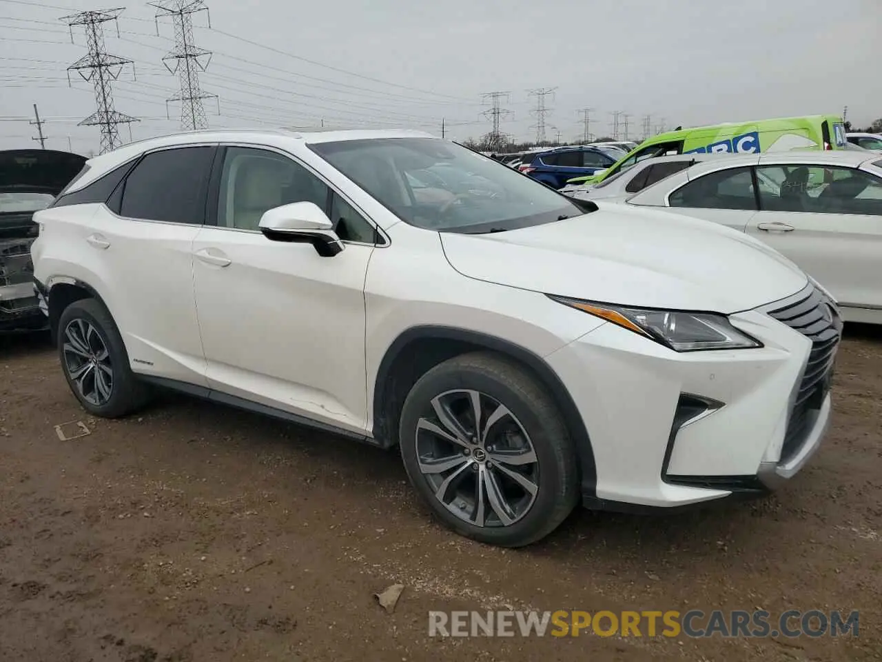 4 Photograph of a damaged car 2T2BGMCA3KC039265 LEXUS RX450 2019