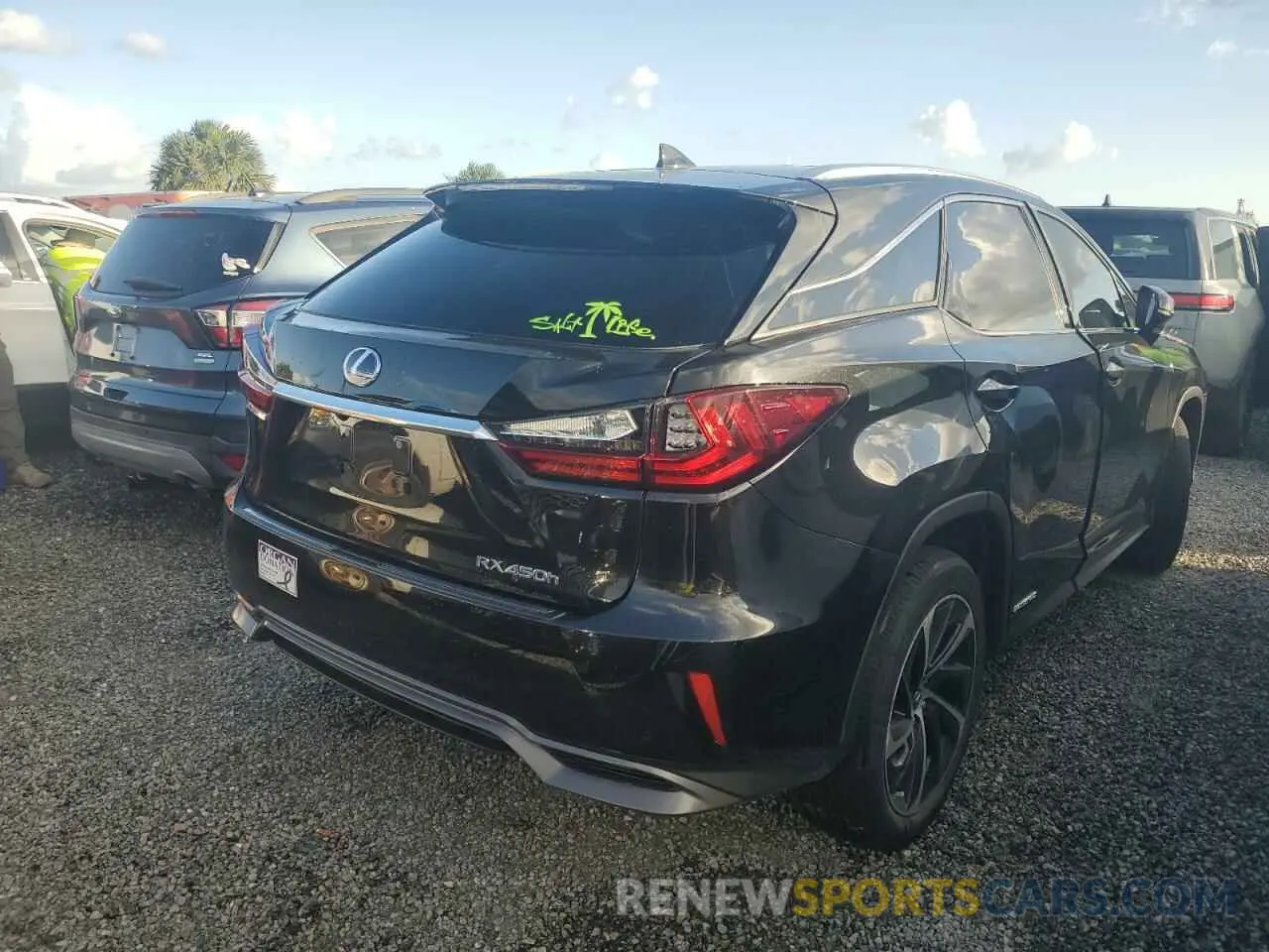 3 Photograph of a damaged car 2T2BGMCA4KC041381 LEXUS RX450 2019