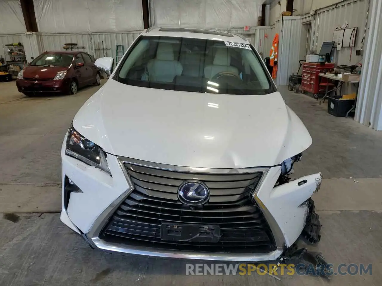 5 Photograph of a damaged car 2T2BGMCA4KC042921 LEXUS RX450 2019