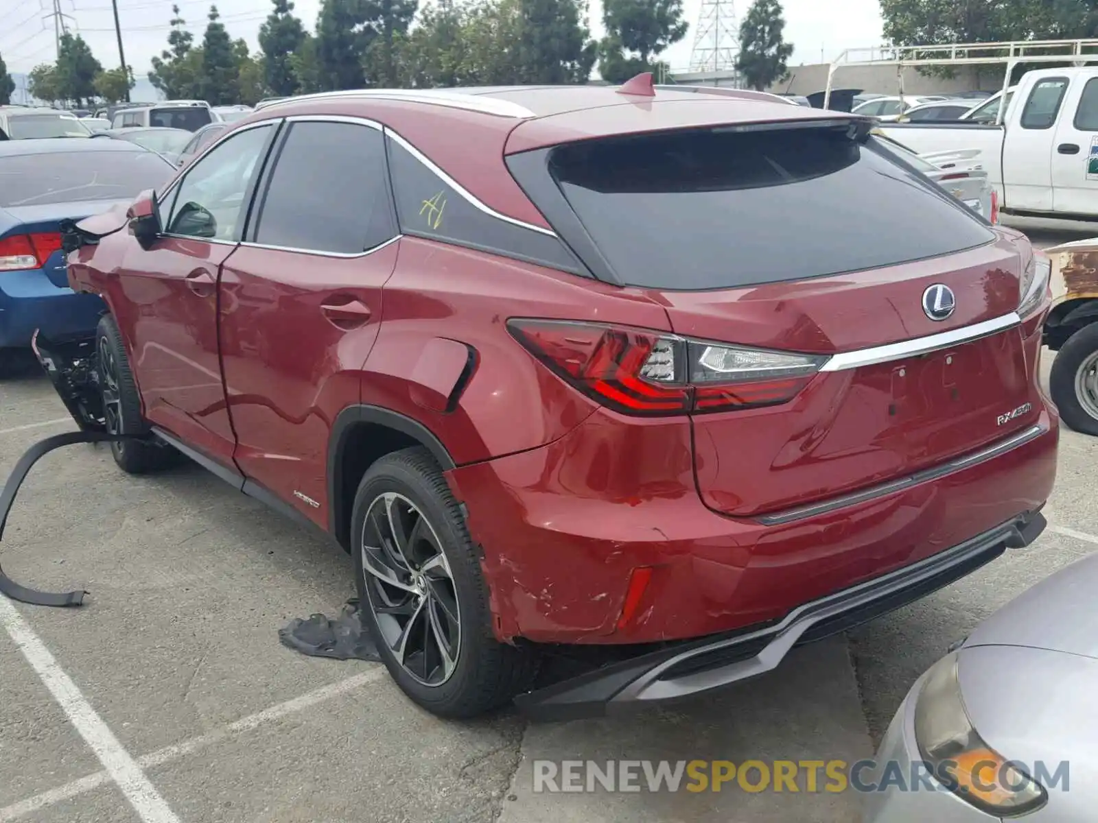 3 Photograph of a damaged car 2T2BGMCA5KC030812 LEXUS RX450 2019