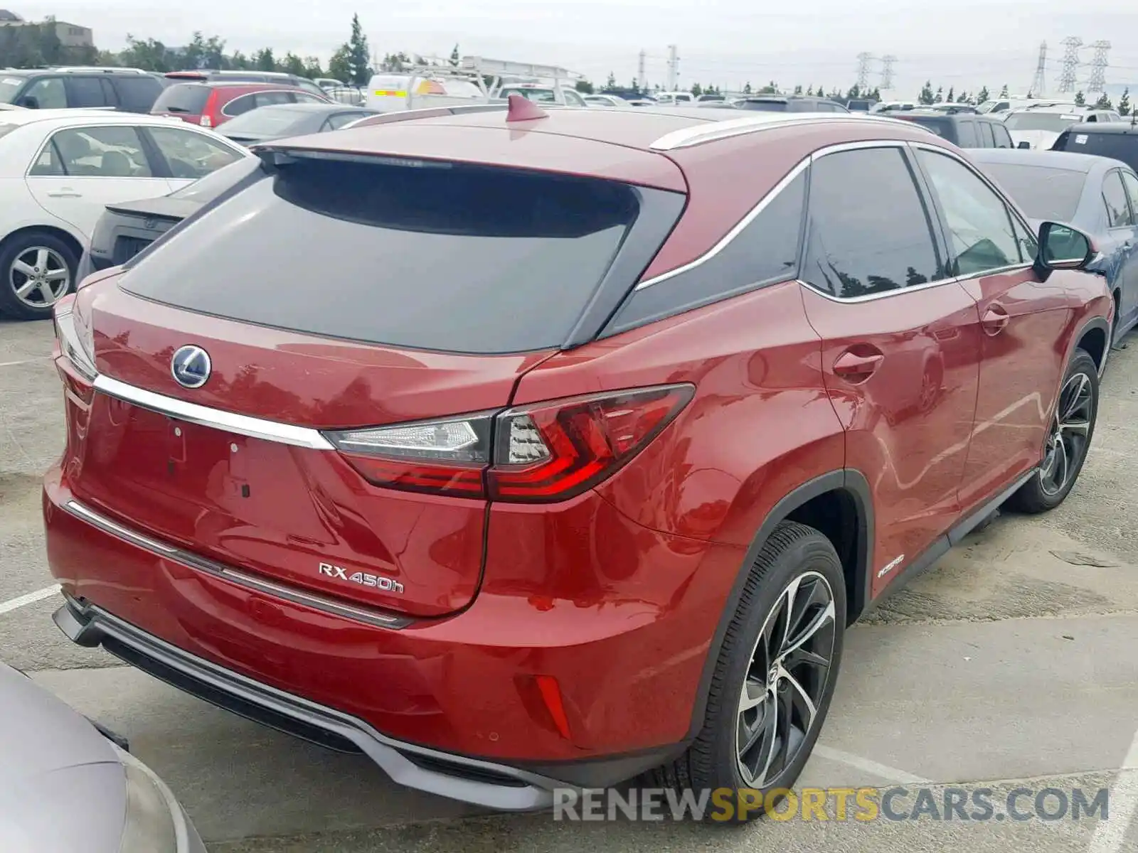 4 Photograph of a damaged car 2T2BGMCA5KC030812 LEXUS RX450 2019