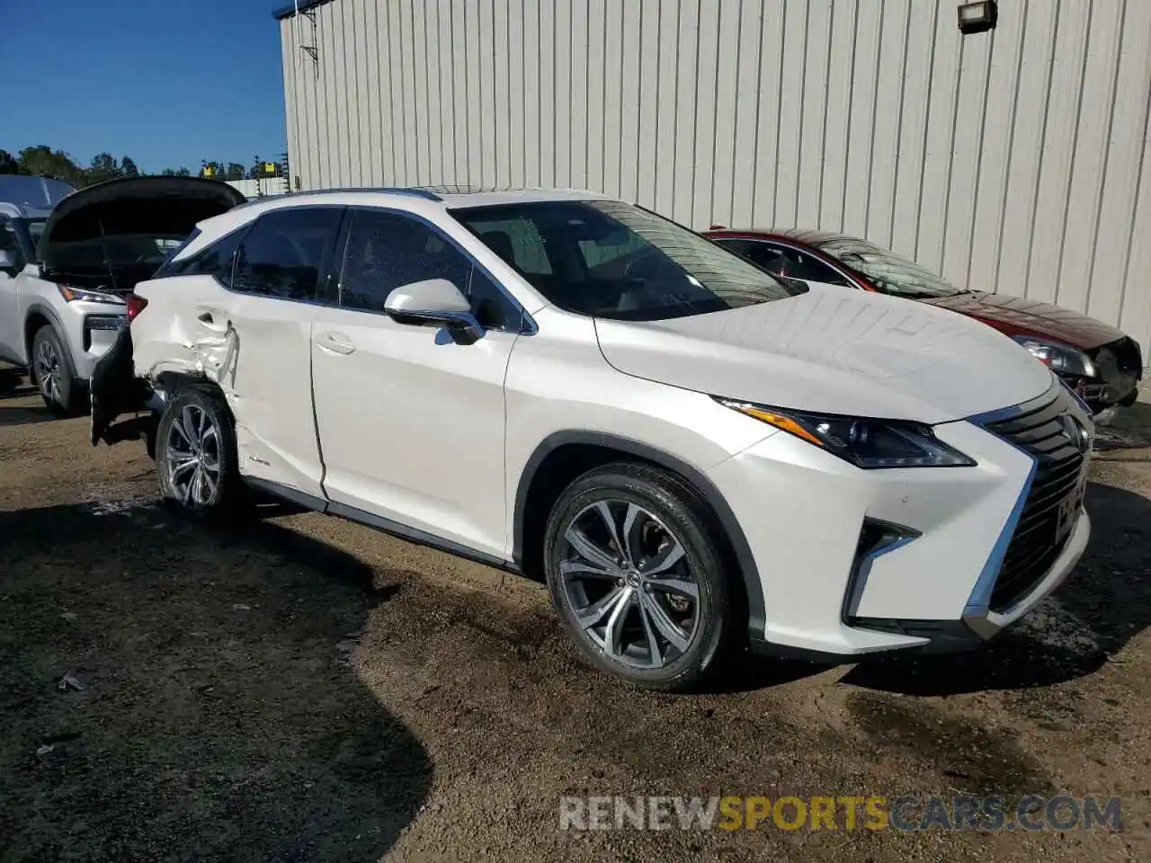 4 Photograph of a damaged car 2T2BGMCA5KC036528 LEXUS RX450 2019