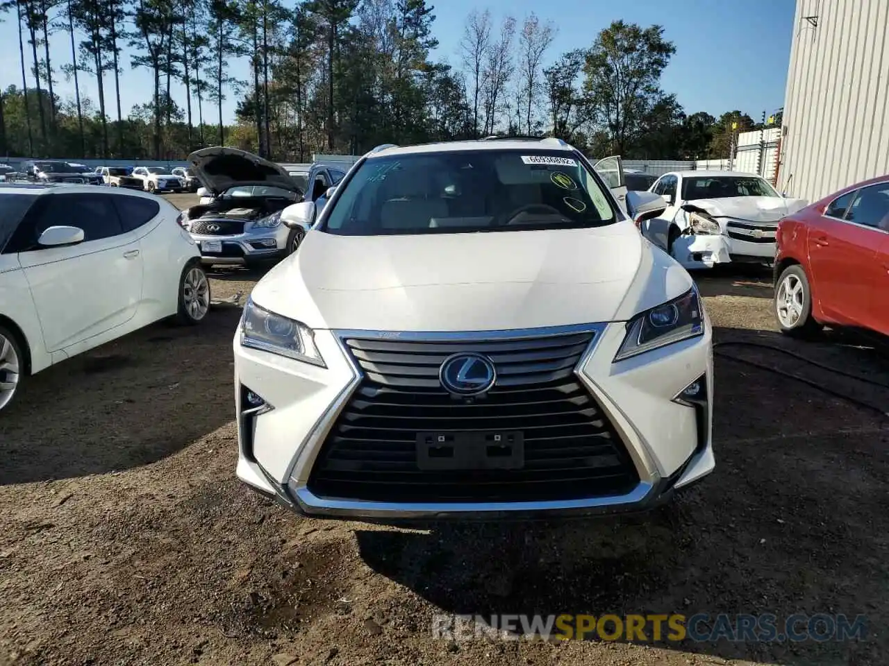 5 Photograph of a damaged car 2T2BGMCA5KC036528 LEXUS RX450 2019